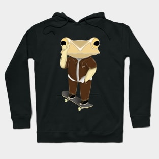 skateboarder frog Hoodie